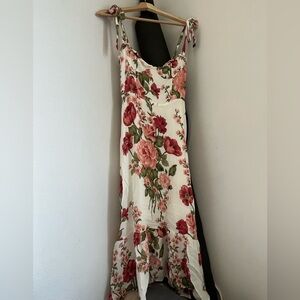 Reformation Nikita Rose Floral Midi Dress in 6